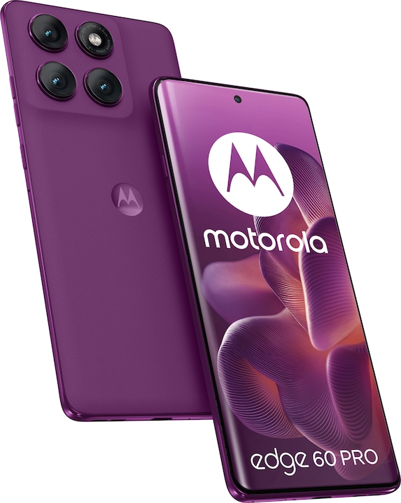 Actual product image Motorola Edge 60 Pro (512 GB, Pantone Sparkling Grape, 6.67", Dual SIM, 50 Mpx, 5G)