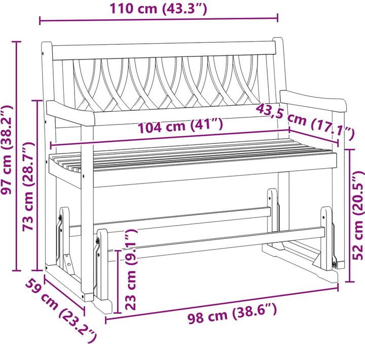 Produktbild vidaXL gartenmöbel