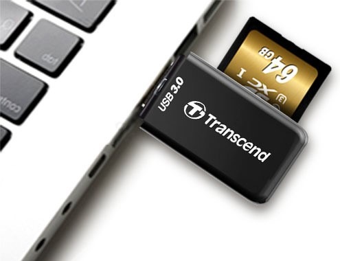 Actual product image Transcend Card Reader F5 USB3.0 (USB 3.1)