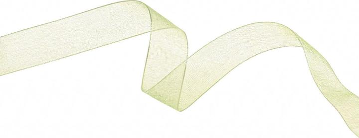 Produktbild Viana Organzaband Geschenkband lindgrün