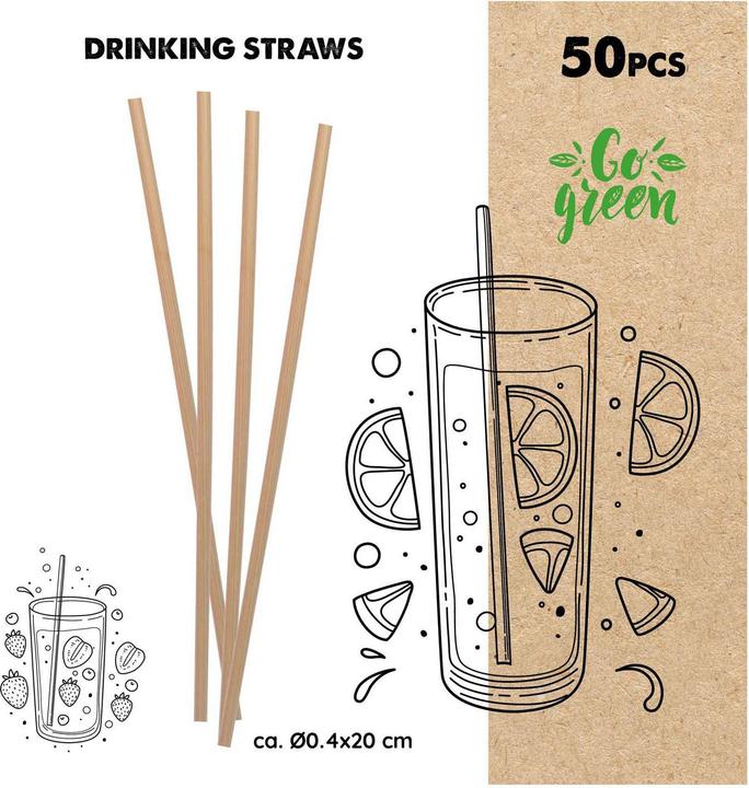 Produktbild Straws 50pc wheat (50 x)
