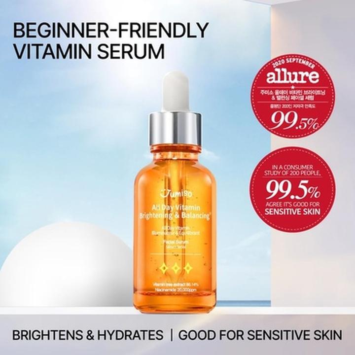 Immagine prodotto Jumiso Siero Viso Illuminante e Riequilibrante con Estratto di Albero Vitaminico e Niacinamide (50 ml)