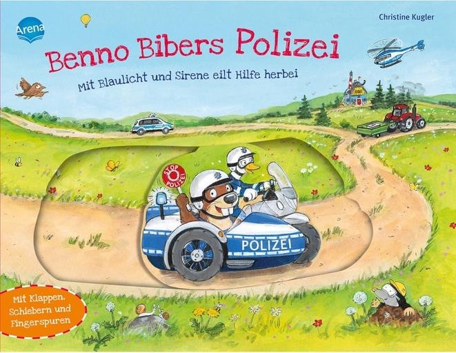 Produktbild Benno Bibers Polizei. Mit Blaulicht und Sirene eilt Hilfe herbei (Deutsch, Christine Kugler, 2022)