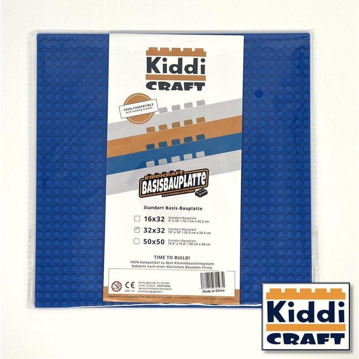 Image du produit Kiddicraft KC32B - Plaque de base 32 x 32 studs (25.5 x 25.5cm) Blue