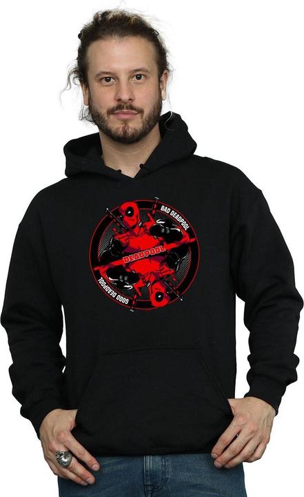 Image du produit - Sweat à capuche DEADPOOL GOOD BAD - Homme (M)
