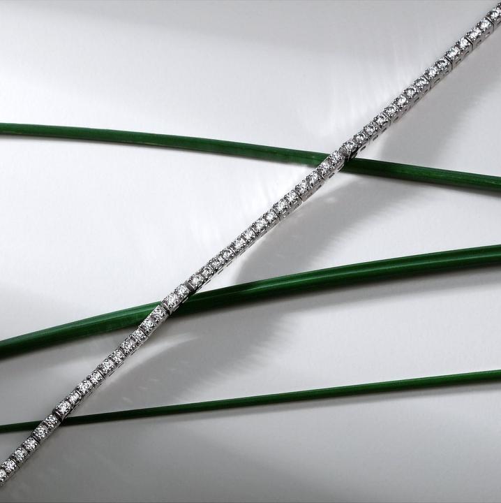 Produktbild Live Diamond Armband (18 cm, Recycelt, 375er Weissgold)