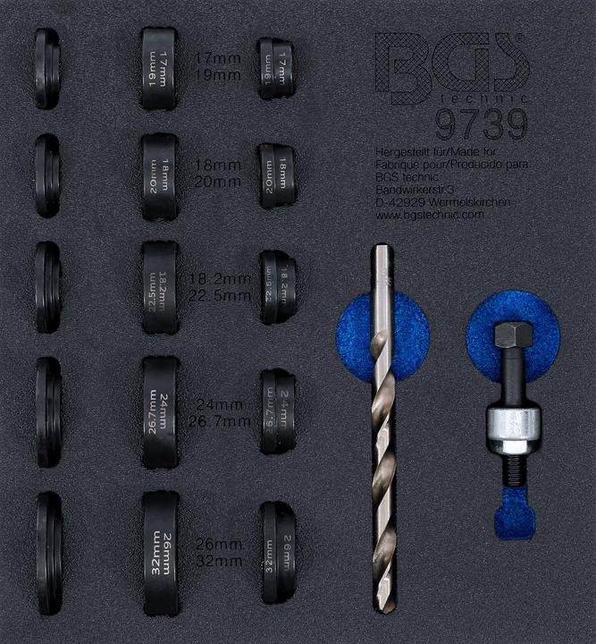 Actual product image BGS Workshop trolley insert