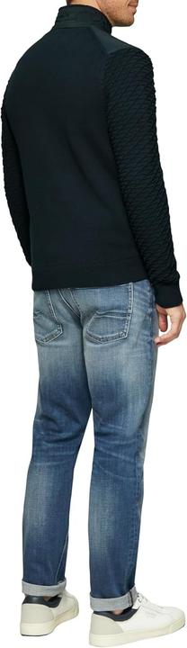 Produktbild s.Oliver Strickjacke Gesteppte Jacke im Fabricmix mit Stehkragen (L)