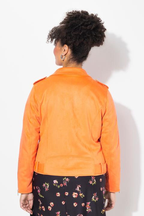 Produktbild Miamoda Bikerjacke, Veloursleder-Optik, Revrskragen (54)