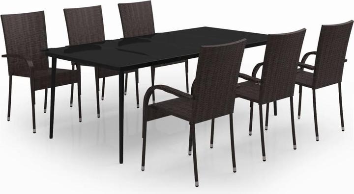 Produktbild vidaXL Garten Essgruppe (200 x 100 x 74 cm)