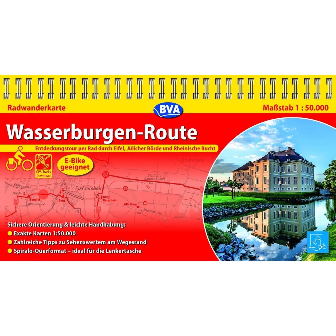 Kompakt-Spiralo BVA Wasserburgenroute, Landkarte