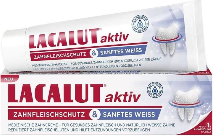 Actual product image Dr. Theiss LACALUT active medicinal toothpaste, 75 ml Toothpaste (75 ml)