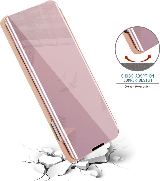 Image du produit Cadorabo Book Smart View Couverture miroir (Apple iPhone 12, Realme 12 Pro+)