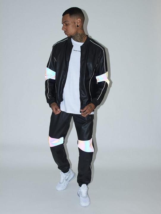 Produktbild Project X Paris kuntlederjacke mit reflektierendem einatz project x pari (S)