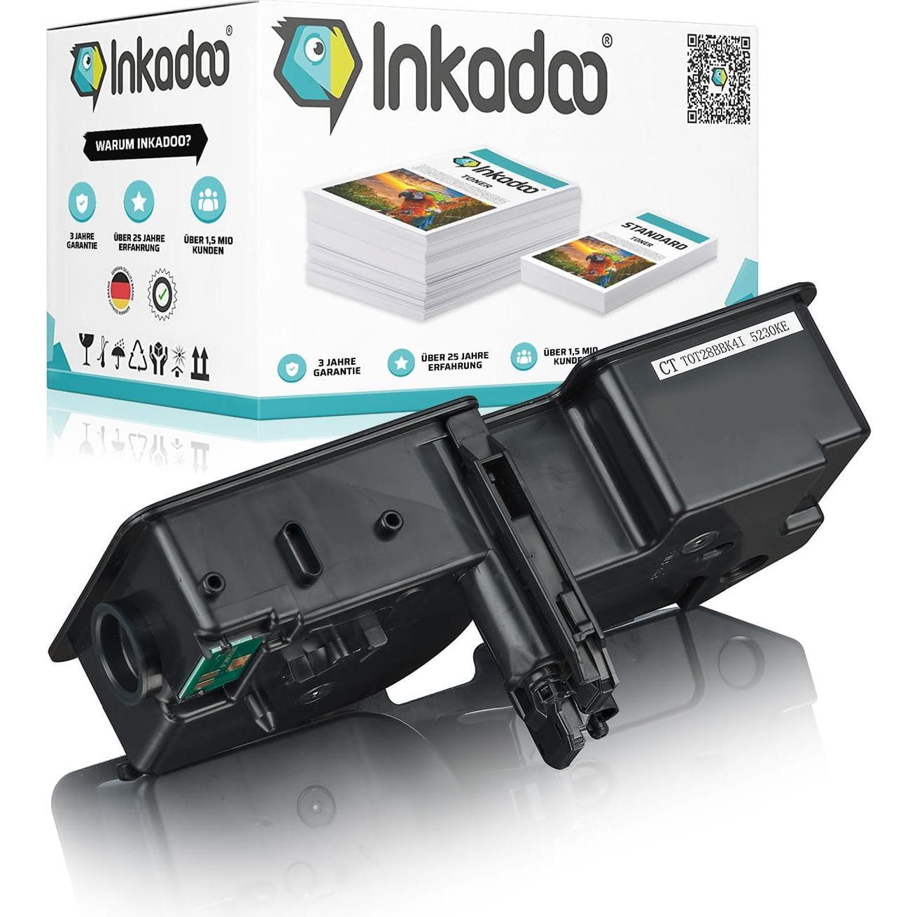 Inkadoo, Toner, Kompatibel Toner für Kyocera ECOSYS P 5026 cdn (BK)