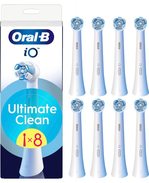 Produktbild Oral-B Oral B - iO Series Ultimate Clean Replacement Brush Heads - White - 8 count (8 x)