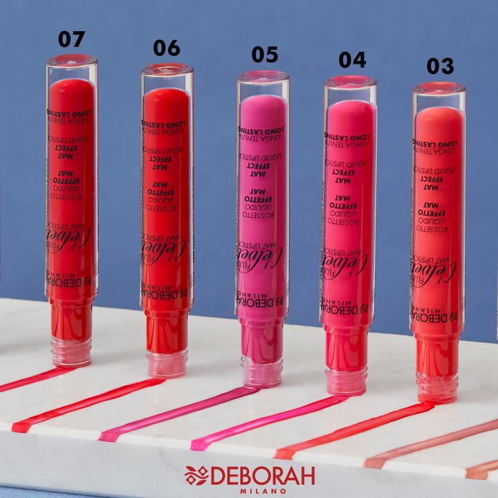 Immagine prodotto Deborah Milano Fluid Velvet Mat 07 Fire Red 4.5g (07)