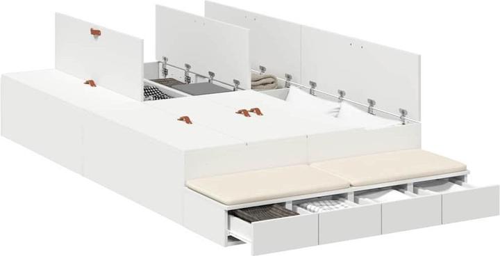 Image du produit vidaXL Lit avec espace de rangement (120 x 190 cm)