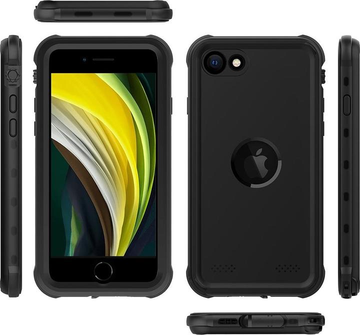 Produktbild Redpepper iPhone SE / 8 / 7 Wasserdichte Schutzhülle Schwarz (Apple iPhone SE (2nd Gen), Apple iPhone SE (3rd Gen), Apple iPhone 8, Apple iPhone 7)