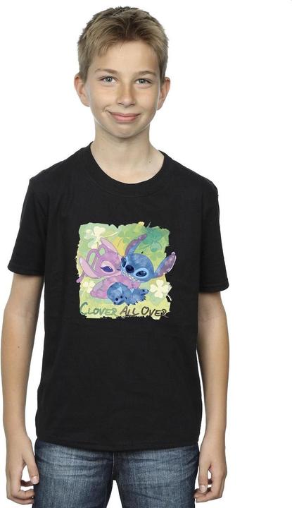 Produktbild Disney Lilo And Stitch St Patrick's Day Clover TShirt Jungen (104)