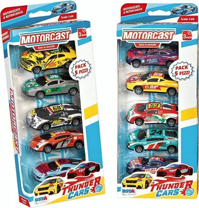 Rs Toys 5 auto motorcast metallo pullback