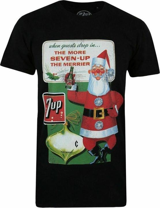 Produktbild 7up The More Seven Up The Merrier TShirt weihnachtliches Design (XXL)