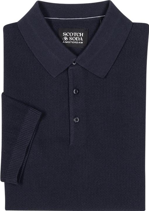 Produktbild Scotch & Soda Polo Shirt Core Structured Knitted (XXL)