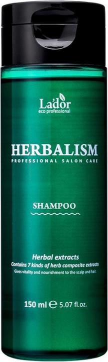 Actual product image La'dor Herbalism Hair Shampoo 150ml Soothing Hair Treatment with Herbal Extracts (150 ml, Liquid shampoo)