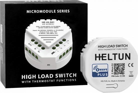Produktbild Heltun Schwerlast-Schaltermodul 16 A Z-Wave+ 700