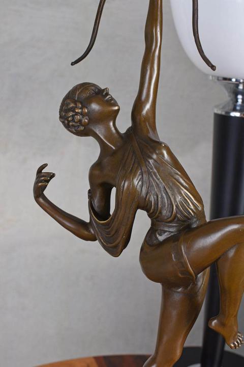 Actual product image Palazzo Archer signed bronze sculpture female figure