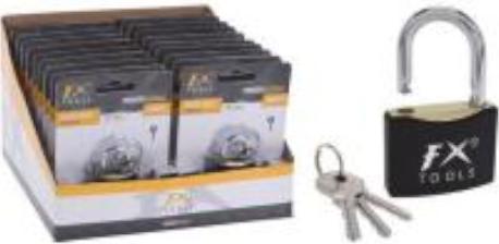 Produktbild FX Tools Schloss Vorhängeschloss Metall