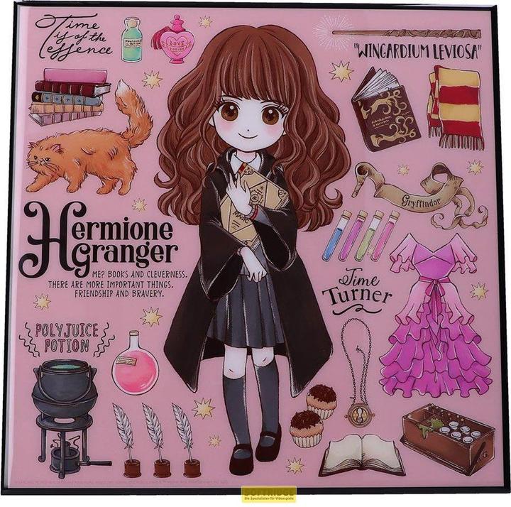Immagine prodotto Nemesis Now Harry Potter - Hermione Granger Crystal Clear Picture (32 x 32 cm)