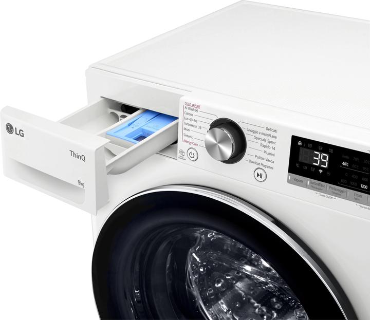 Actual product image LG F2R7S09TSWC (9 kg, Left)