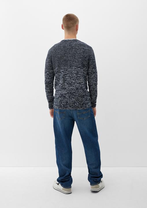 Image du produit s.Oliver Strickpullover Strickpulli mit Rollsäumen (M)