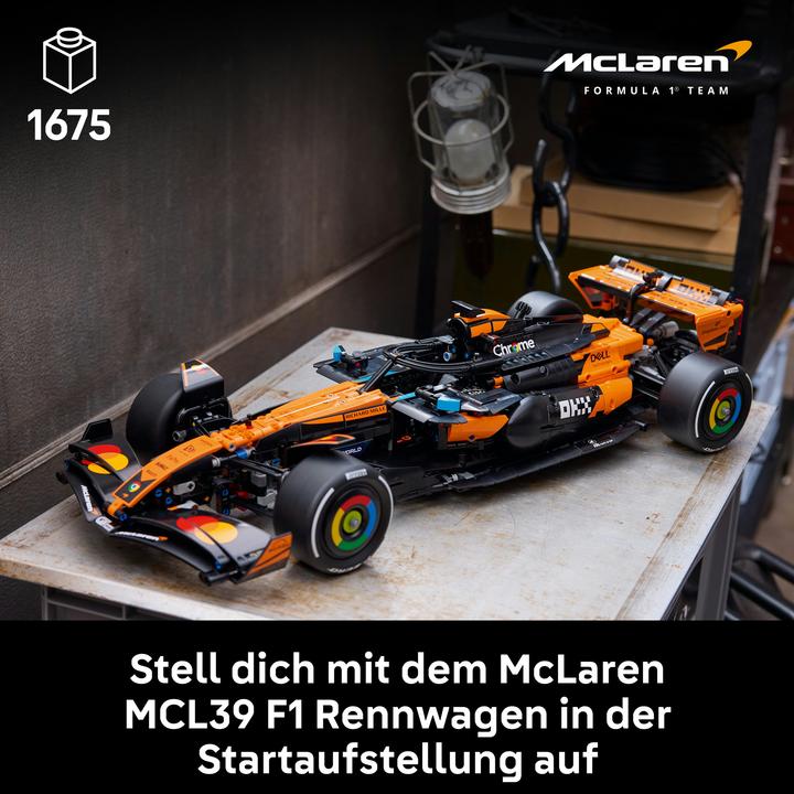 Actual product image LEGO McLaren MCL39 F1 racing car (LEGO Technic)