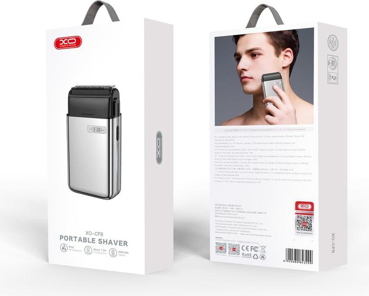 Actual product image xO cordless shaver CF8 gray