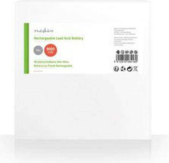 Immagine prodotto Nedis Batteria al piombo ricaricabile 12 V - 9000 mAh - 150 x 65 x 95 mm - Da utilizzare nelle unità di (12 V, 9 Ah)