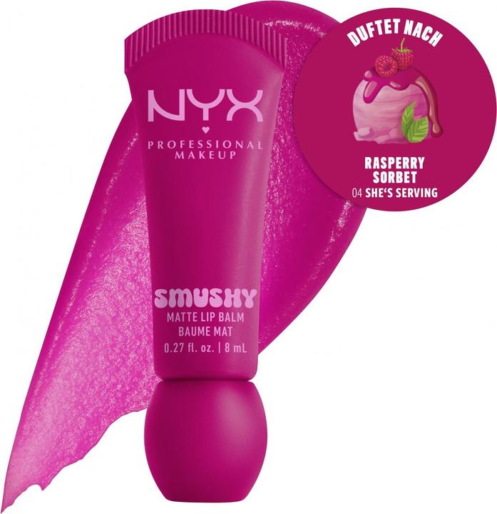 Actual product image NYX Professional Make-Up Nyx Smushy Matte (Lip balm, 8 ml)