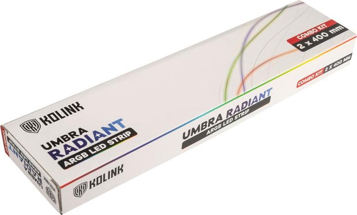 Produktbild Kolink Umbra Radiant ARGB LED Strip Combo Kit - 2 x 400mm (RGB)