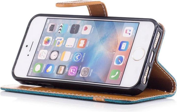 Actual product image König Design Case Mobile Protection for Apple iPhone 5 / 5s / SE Case Cover Wallet Case (Apple iPhone 5)