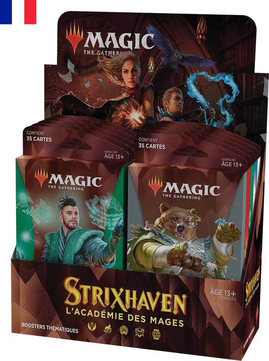 Magic the Gathering - MTG-Theme Booster (5) - Strixhaven: School of Mages - Französisch (Französisch, Booster Pack)