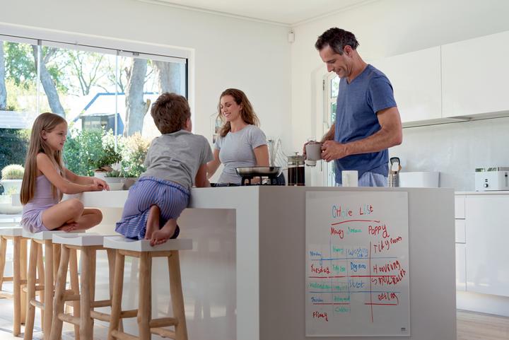 Actual product image Nobo Acrylic noteboard 45 cm x 60 cm, Transparent (45 x 60 cm)