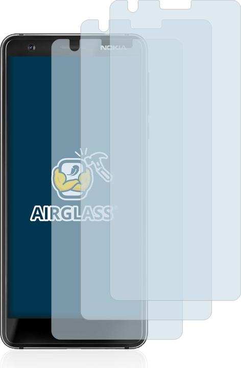 Produktbild BROTECT AirGlass Panzerglasfolie (3 Stück, Nokia 3.1)