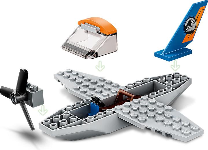 Produktbild LEGO Velociraptor: Rettungsmission mit dem Doppeldecker (75942, LEGO Jurassic World)
