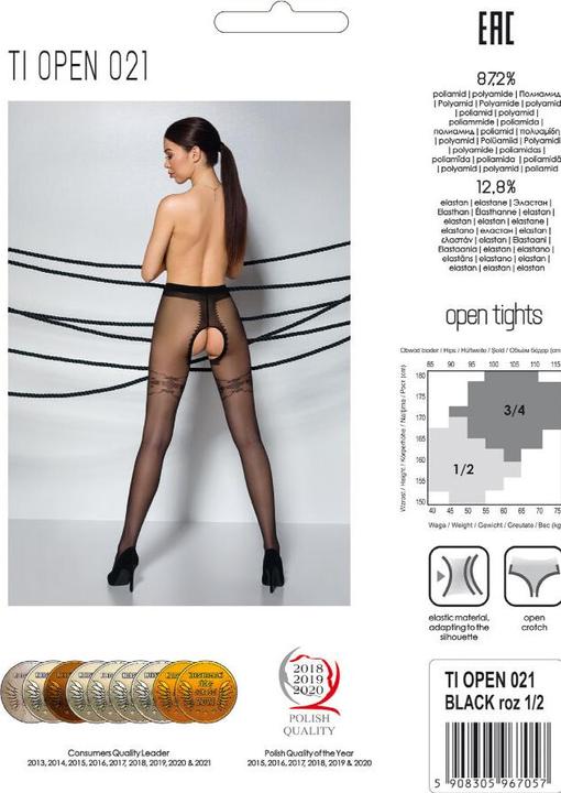 Produktbild Passion Strumpfhose ouvert "Thiophene 021" (20DEN) (M, L)