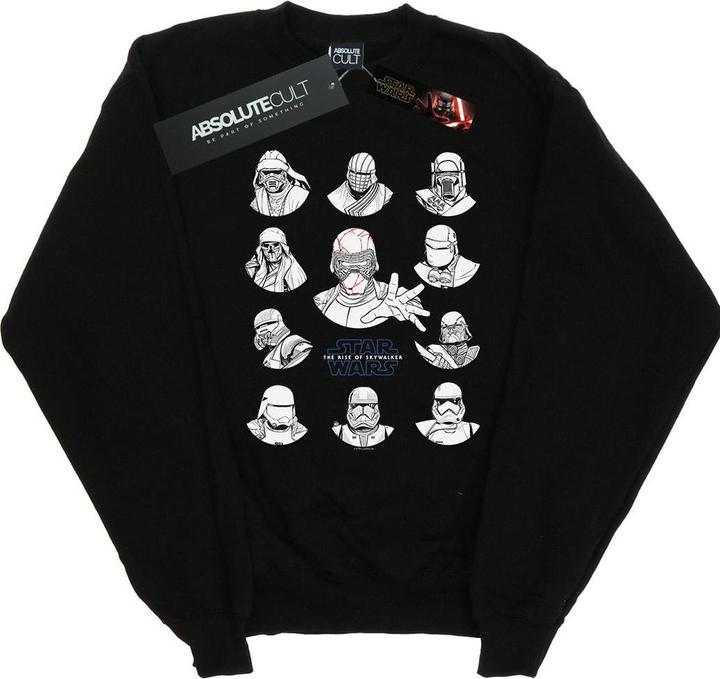 Produktbild Star Wars First Order Character Line Up Mono Sweatshirt (L)