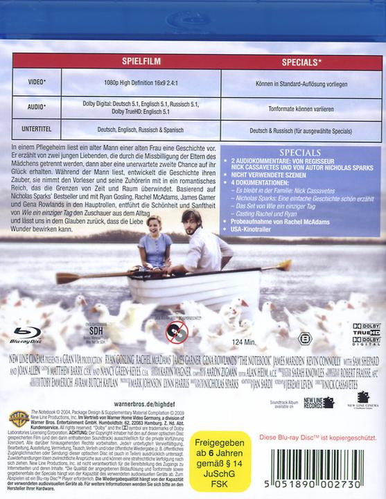Produktbild Wie ein einziger Tag (Blu-ray, 2004, Deutsch, Russisch, Englisch)