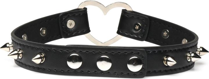 Produktbild Master Series XR Brands Spiked Heart Choker Schwarz