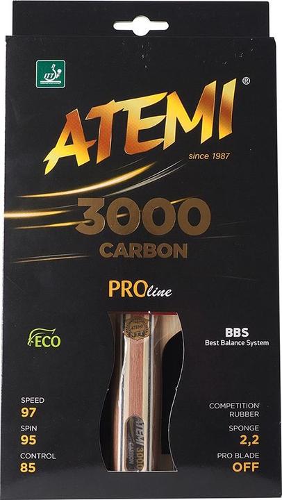 Atemi New 3000 Pro Concave Table Tennis Bat