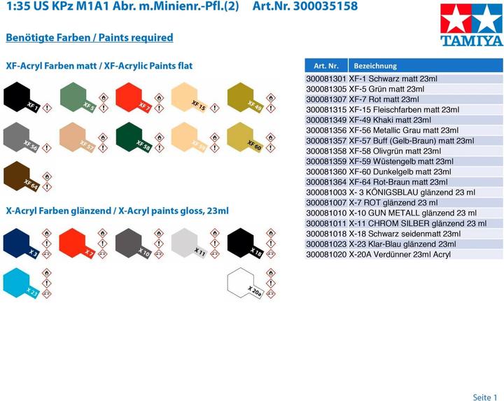 Image du produit Tamiya M1A1 Abrams M1A1 Abrams